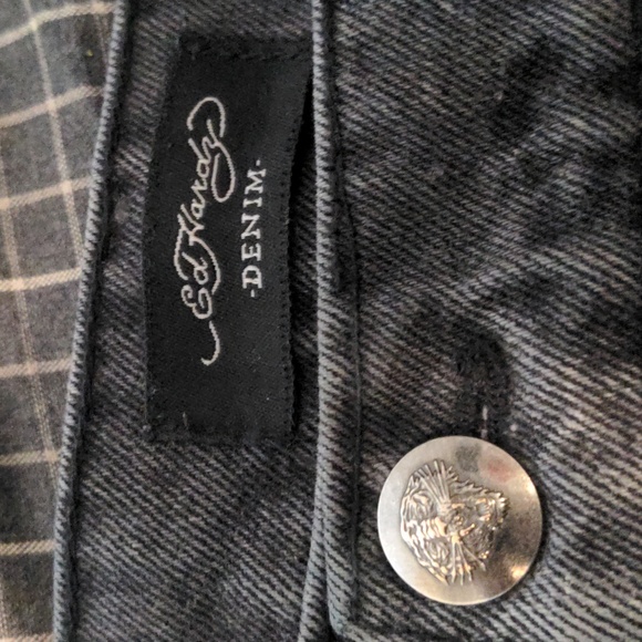 Vintage Ed Hardy Embroidered Denim - Picture 6 of 6